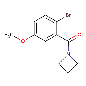 1-(2-bromo-5-methoxybenzoyl)azetidine