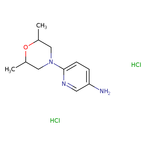 6-(2,6-dimethylmorpholin-4-yl)pyridin-3-amine dihydrochloride