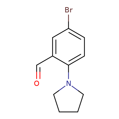 5-Bromo-2-(pyrrolidin-1-yl)benzaldehyde