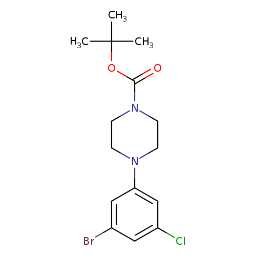 tert-Butyl 4-(3-bromo-5-chlorophenyl)piperazine-1-carboxylate