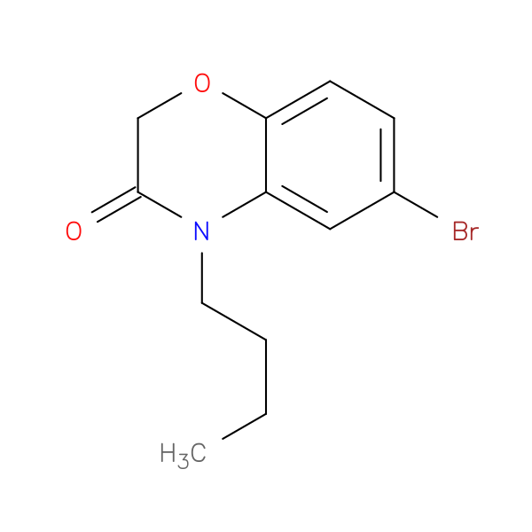 6-Bromo-4-butyl-2H-1,4-benzoxazin-3-one