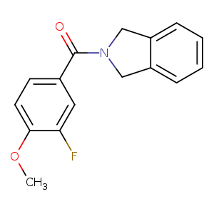2-(3-fluoro-4-methoxybenzoyl)-2,3-dihydro-1H-isoindole