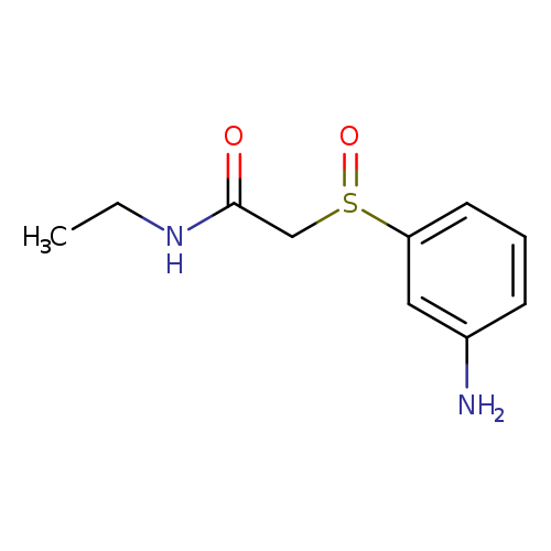 2-(3-aminobenzenesulfinyl)-N-ethylacetamide