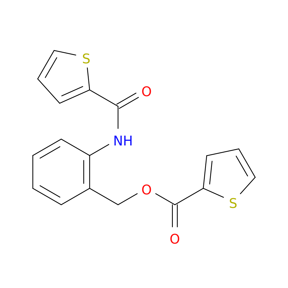 2-[(2-thienylcarbonyl)amino]benzyl 2-thiophenecarboxylate