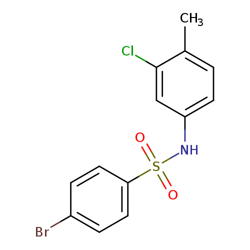 4-Bromo-n-(3-chloro-4-methylphenyl)benzenesulfonamide