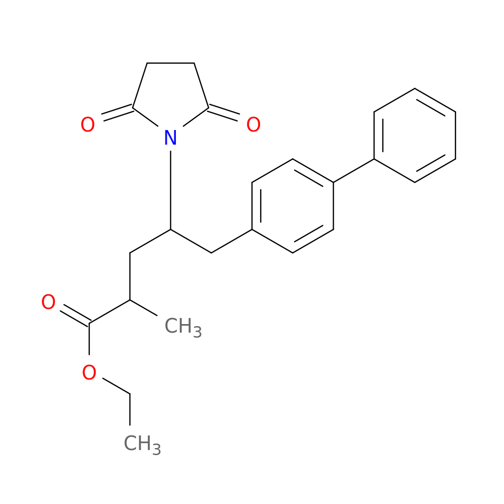 Ethyl (2R,4S)-4-([1,1'-biphenyl]-4-ylmethyl)-2-methyl-4-(2,5-dioxopyrrolidin-1-yl)butanoate