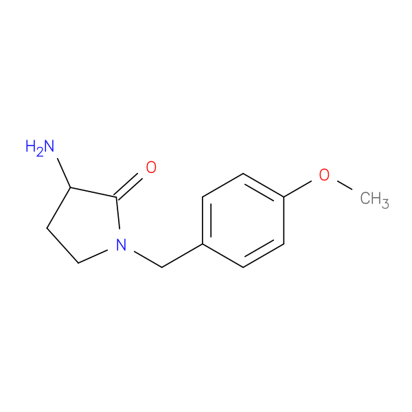 3-amino-1-[(4-methoxyphenyl)methyl]pyrrolidin-2-one