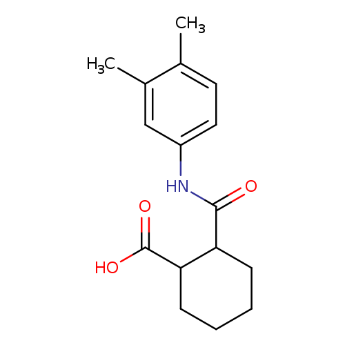 2-[(3,4-dimethylphenyl)carbamoyl]cyclohexane-1-carboxylic acid