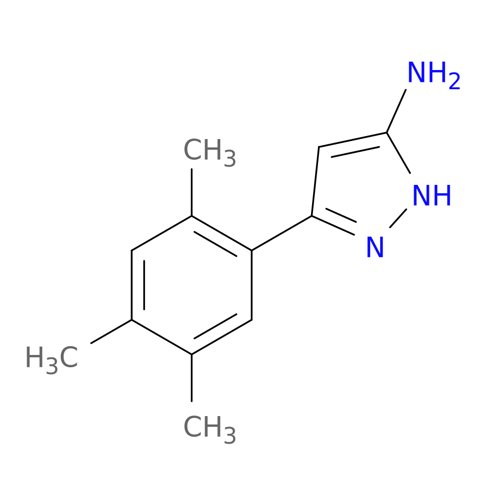 3-(2,4,5-Trimethylphenyl)-1H-pyrazol-5-amine