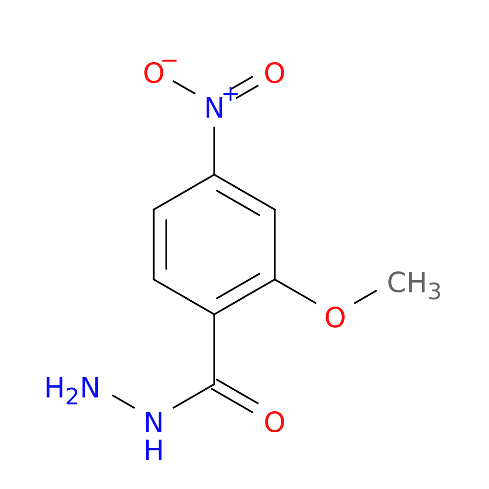 2-Methoxy-4-nitro-benzoic acid hydrazide