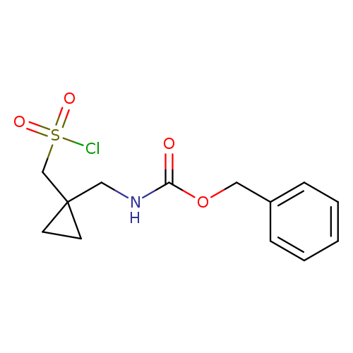 benzyl N-({1-[(chlorosulfonyl)methyl]cyclopropyl}methyl)carbamate