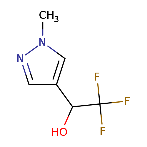 2,2,2-trifluoro-1-(1-methyl-1H-pyrazol-4-yl)ethan-1-ol