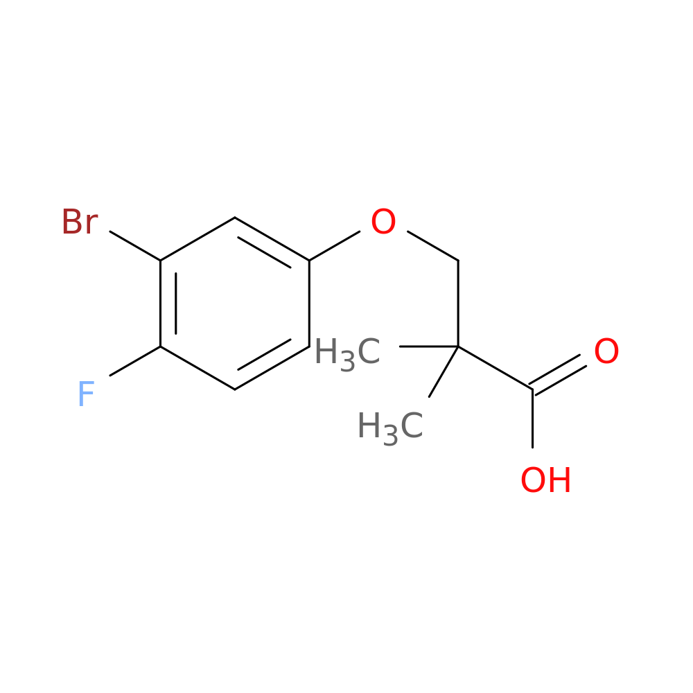 3-(3-Bromo-4-fluorophenoxy)-2,2-dimethylpropanoic acid