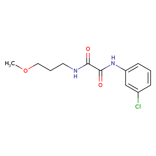 N'-(3-chlorophenyl)-N-(3-methoxypropyl)ethanediamide