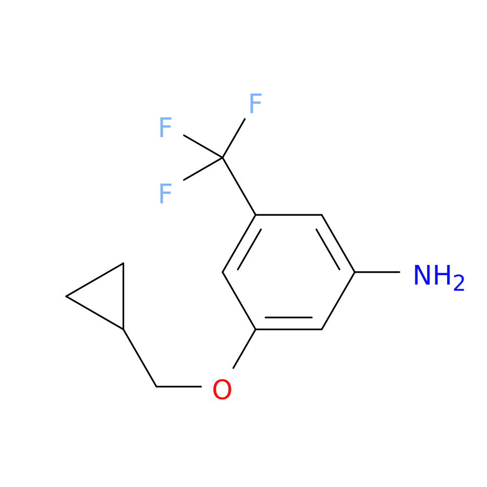 3-(Cyclopropylmethoxy)-5-(trifluoromethyl)benzenamine