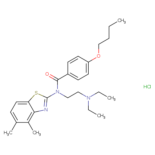 4-butoxy-N-[2-(diethylamino)ethyl]-N-(4,5-dimethyl-1,3-benzothiazol-2-yl)benzamide hydrochloride