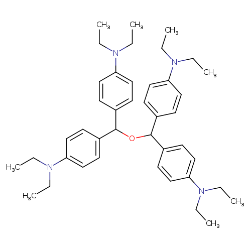 Benzenamine, 4,4',4'',4'''-(oxydimethylidyne)tetrakis[N,N-diethyl- (9CI)