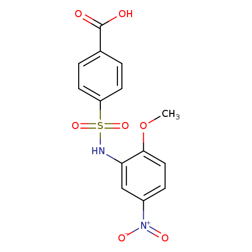 4-[(2-methoxy-5-nitrophenyl)sulfamoyl]benzoic acid