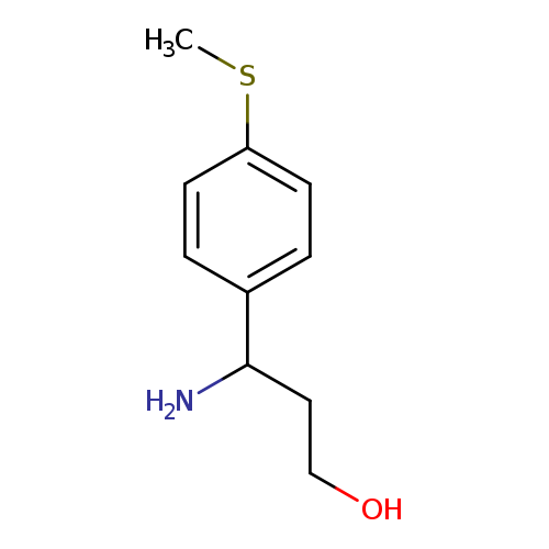 3-amino-3-[4-(methylsulfanyl)phenyl]propan-1-ol