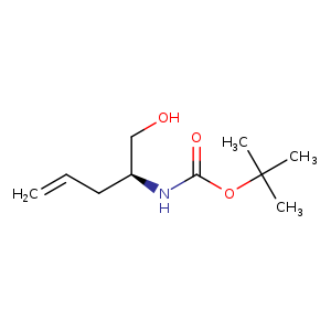 Carbamic acid, N-[(1S)-1-(hydroxymethyl)-3-buten-1-yl]-, 1,1-dimethylethyl ester