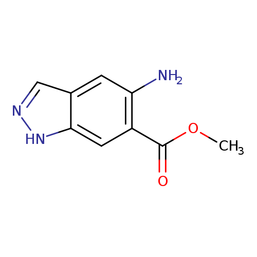 1H-Indazole-6-carboxylic acid, 5-aMino-, Methyl ester
