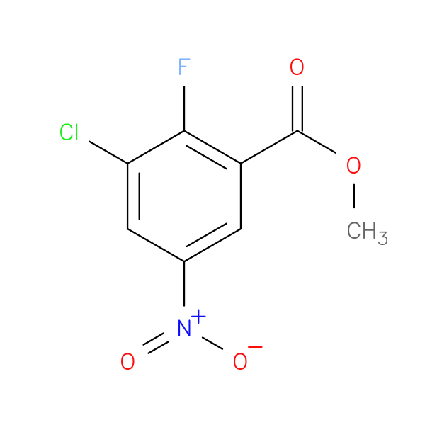 methyl 3-chloro-2-fluoro-5-nitrobenzoate