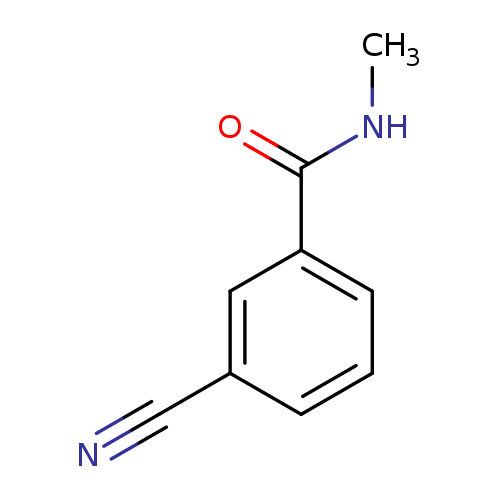 Benzamide, 3-cyano-N-methyl- (9CI)