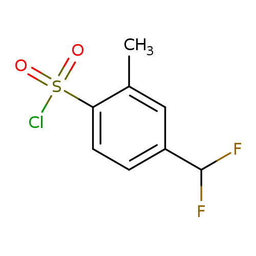 4-(difluoromethyl)-2-methylbenzene-1-sulfonyl chloride