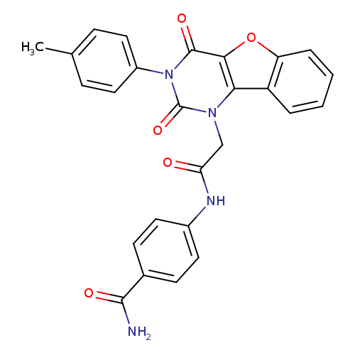 4-{2-[5-(4-methylphenyl)-4,6-dioxo-8-oxa-3,5-diazatricyclo[7.4.0.0^{2,7}]trideca-1(9),2(7),10,12-tetraen-3-yl]acetamido}benzamide