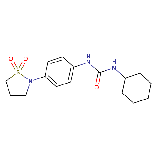 3-cyclohexyl-1-[4-(1,1-dioxo-1lambda6,2-thiazolidin-2-yl)phenyl]urea