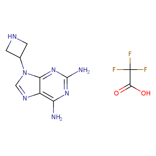 9-(azetidin-3-yl)-9H-purine-2,6-diamine, trifluoroacetic acid