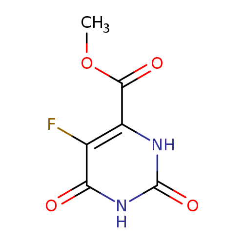 4-Pyrimidinecarboxylic acid, 5-fluoro-1,2,3,6-tetrahydro-2,6-dioxo-, methyl ester