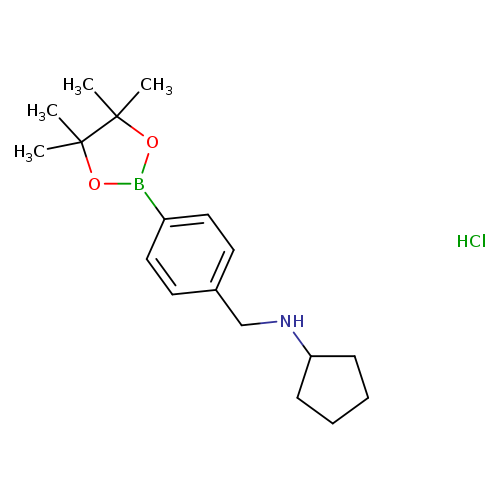 4-(N-Cyclopentylaminomethyl)phenylboronic acid, pinacol ester, HCl