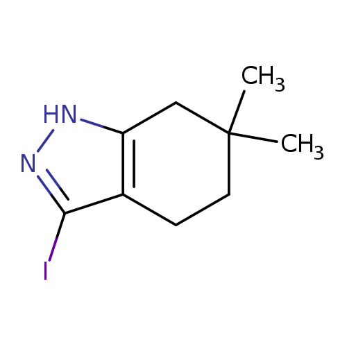 3-Iodo-6,6-dimethyl-4,5,6,7-tetrahydro-1H-indazole