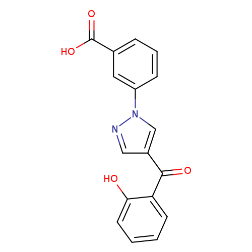 3-[4-(2-hydroxybenzoyl)-1H-pyrazol-1-yl]benzoic acid