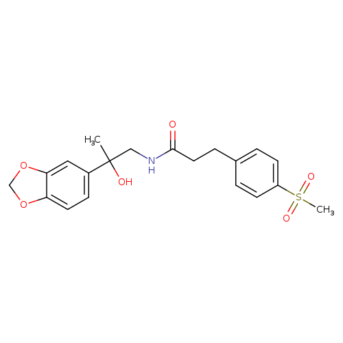 N-[2-(2H-1,3-benzodioxol-5-yl)-2-hydroxypropyl]-3-(4-methanesulfonylphenyl)propanamide