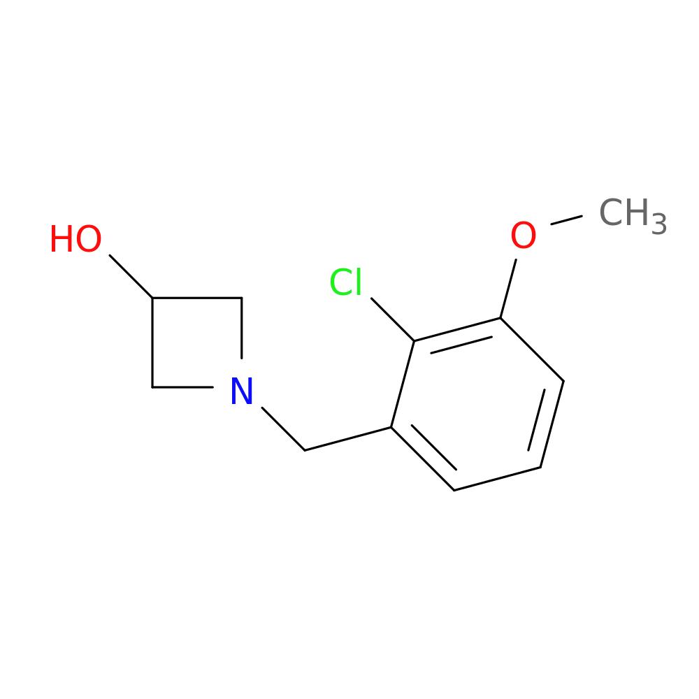 1-[(2-CHLORO-3-METHOXYPHENYL)METHYL]-3-AZETIDINOL