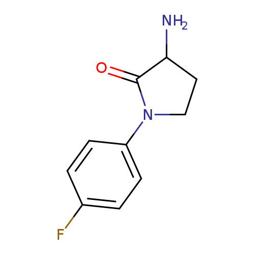 3-amino-1-(4-fluorophenyl)pyrrolidin-2-one
