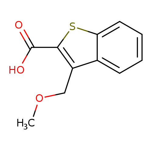 3-(methoxymethyl)-1-benzothiophene-2-carboxylic acid