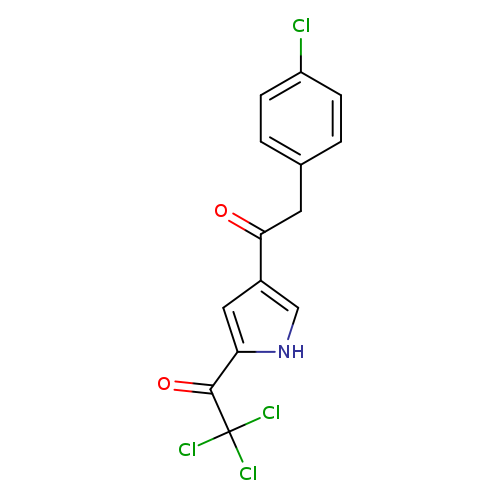 2,2,2-Trichloro-1-(4-(2-(4-chlorophenyl)acetyl)-1H-pyrrol-2-yl)ethanone