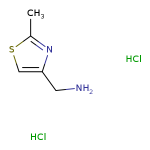 4-Thiazolemethanamine, 2-methyl-, hydrochloride (1:2)