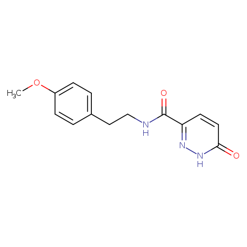 N-[2-(4-methoxyphenyl)ethyl]-6-oxo-1,6-dihydropyridazine-3-carboxamide
