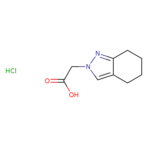 2-(4,5,6,7-tetrahydro-2H-indazol-2-yl)aceticacidhydrochloride