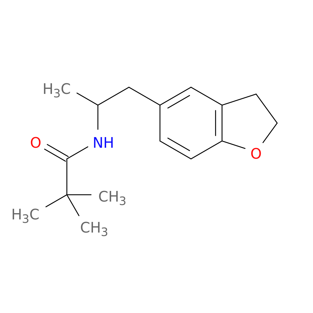 N-[1-(2,3-dihydro-1-benzofuran-5-yl)propan-2-yl]-2,2-dimethylpropanamide