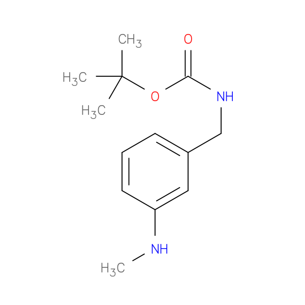 tert-Butyl N-{[3-(methylamino)phenyl]methyl}carbamate