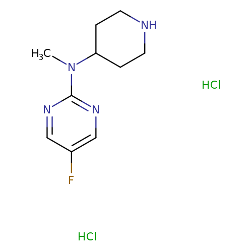 5-fluoro-N-methyl-N-(piperidin-4-yl)pyrimidin-2-amine dihydrochloride