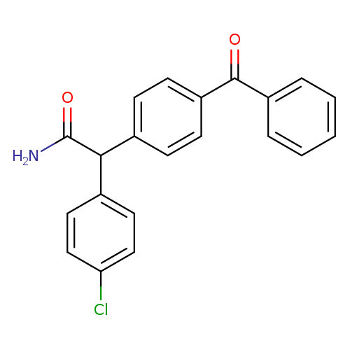 2-(4-benzoylphenyl)-2-(4-chlorophenyl)acetamide