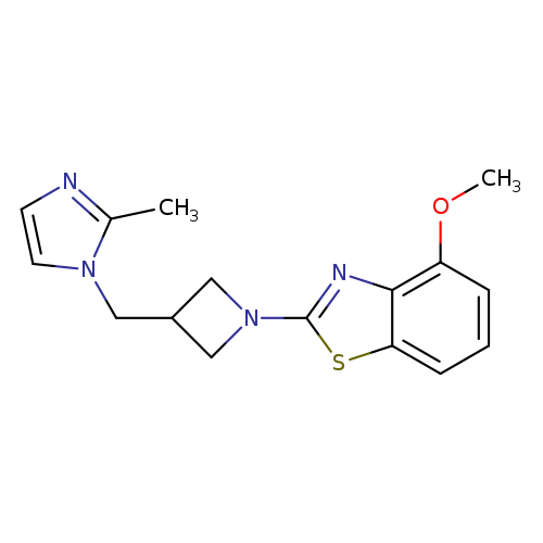 4-methoxy-2-{3-[(2-methyl-1H-imidazol-1-yl)methyl]azetidin-1-yl}-1,3-benzothiazole