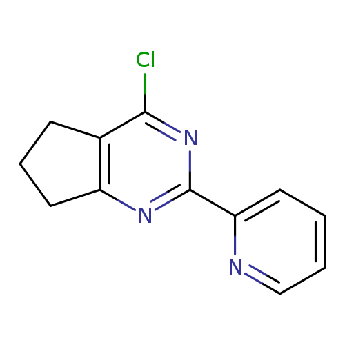 2-(4-Chloro-5h,6h,7h-cyclopenta[d]pyrimidin-2-yl)pyridine