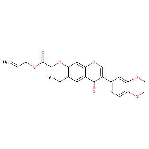 prop-2-en-1-yl 2-{[3-(2,3-dihydro-1,4-benzodioxin-6-yl)-6-ethyl-4-oxo-4H-chromen-7-yl]oxy}acetate